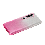For XIAOMI CC9E/A3/10/10 PRO/K20/K20 pro Phone Case Gradient Color Glitter Powder Phone Cover with Airbag Bracket Pink