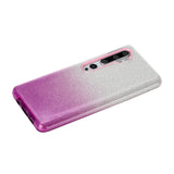 For XIAOMI CC9E/A3/10/10 PRO/K20/K20 pro Phone Case Gradient Color Glitter Powder Phone Cover with Airbag Bracket purple