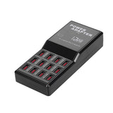 Multi USB Charger 2 Ports Wall Desktop Charge Power Adapter Black European Plug