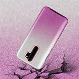 For OPPO Realme 5/Realme 5 Pro/A5 2020/A9 2020/A52/A92 Phone Case Gradient Color Glitter Powder Phone Cover with Airbag Bracket purple