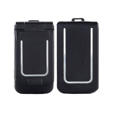 Mini Flip Mobile Phone 0.66"" Smallest Cell Phone Wireless Bluetooth FM Magic Voice Handsfree Earphone for Kids black