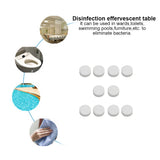 Home Sterilizing Tablet with Chlorine Disinfection Sterilizaton for Mildew Stain Bacteria Removal Cleaning 1g10 tablets