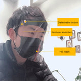 Transparent Anti Splash Dust-proof Protect Full Face Covering Mask Visor Shield Stop the Flying Spit Anti Droplet Randomly