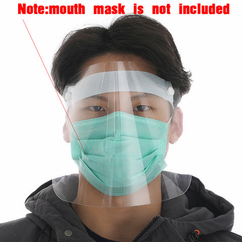 Transparent Anti Splash Dust-proof Protect Full Face Covering Mask Visor Shield Stop the Flying Spit Anti Droplet Randomly