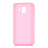 for Samsung J4 Euro Edition Lovely Candy Color Matte TPU Anti-scratch Non-slip Protective Cover Back Case yellow