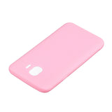for Samsung J4 Euro Edition Lovely Candy Color Matte TPU Anti-scratch Non-slip Protective Cover Back Case yellow