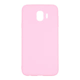 for Samsung J4 Euro Edition Lovely Candy Color Matte TPU Anti-scratch Non-slip Protective Cover Back Case yellow