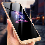 For HUAWEI Honor 8X Ultra Slim PC Back Cover Non-slip Shockproof 360 Degree Full Protective Case Blue black blue_HUAWEI Honor 8X