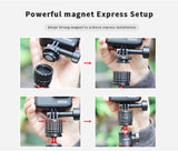 Ulanzi Universal GP-4 Magnetic Quick Release Adapter Holder for GoPro8765 DJI Osmo Action Camera black