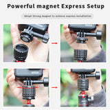 Ulanzi Universal GP-4 Magnetic Quick Release Adapter Holder for GoPro8765 DJI Osmo Action Camera black
