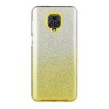 For XIAOMI CC9E/A3/10/10 PRO/K20/K20 pro Phone Case Gradient Color Glitter Powder Phone Cover with Airbag Bracket yellow