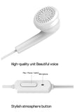 Langsdom Q1 3.5mm Wired Stereo Smartphone Earphones Built-in Microphone Universal Earphone for Phone Black