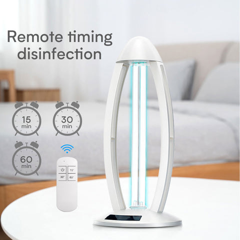 UV Disinfection Light Remote Control Timing Table Light for Home Hospital Ozone-free with remote control with three-stage timing