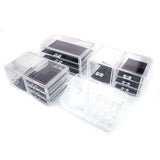 SF-1122-10 4Pcs / Set Plastic Cosmetics Storage Rack Transparent **