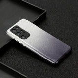 for HUAWEI P20 LITE/P30 LITE/P40 LITE/Nova6SE/Nova 7i Phone Case Gradient Color Glitter Powder Phone Cover with Airbag Bracket black