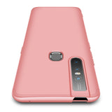 For VIVO S1/V15 Ultra Slim PC Back Cover Non-slip Shockproof 360 Degree Full Protective Case Silver black silver