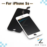Mobile Phone LCD Display For iPhone 5S 4.0"" LCD Touch Screen Digitizer Replacement Assembly Parts White