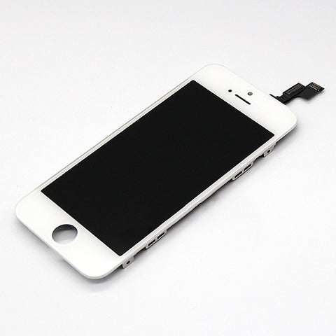 Mobile Phone LCD Display For iPhone 5S 4.0"" LCD Touch Screen Digitizer Replacement Assembly Parts White