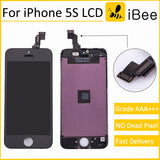 Mobile Phone LCD Display For iPhone 5S 4.0"" LCD Touch Screen Digitizer Replacement Assembly Parts White