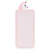 For iPhone 6/6S 3D Cute Cartoon Animal TPU Anti-scratch Non-slip Protective Cover Back Case Black panda