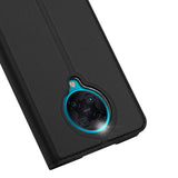 DUX DUCIS For Redmi K30 Pro Leather Mobile Phone Cover Magnetic Protective Case Bracket with Cards Slot black