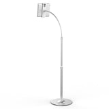 Universal Aluminium Alloy Stand with Flexible Arms Adjustable Lazy Bracket Hands-free Tablet Mount Mobile Phone Holder  Silver
