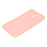 for Samsung J4 Euro Edition Lovely Candy Color Matte TPU Anti-scratch Non-slip Protective Cover Back Case Light pink