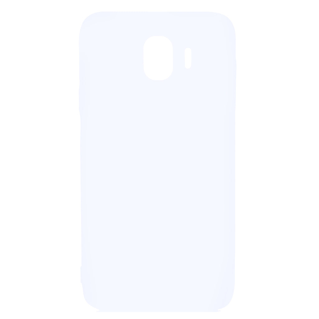 for Samsung J4 Euro Edition Lovely Candy Color Matte TPU Anti-scratch Non-slip Protective Cover Back Case white