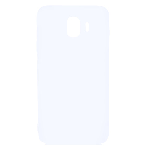 for Samsung J4 Euro Edition Lovely Candy Color Matte TPU Anti-scratch Non-slip Protective Cover Back Case white