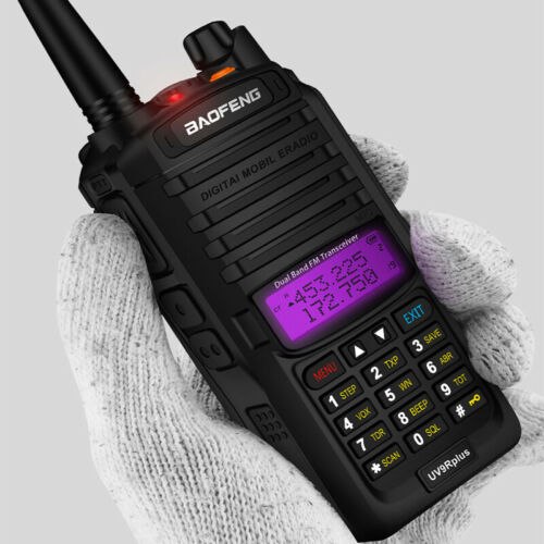 Baofeng UV-9R Plus 10W VHF UHF Walkie Talkie Dual Band Handheld Two Way Radio EU plug