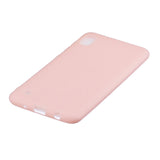 For Samsung A10 Lovely Candy Color Matte TPU Anti-scratch Non-slip Protective Cover Back Case Light pink