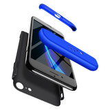 For Iphone SE 2020 360Dgree Full Protection Phone Case Protector Shockproof PC Phone Back Cover Blue black blue