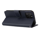 For Iphone 12 5.4 inch/6.1 inch/ 6.7 inch PU Leather Three-card Photo Frame Front Buckle Mobile Phone shell brown
