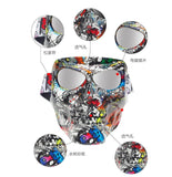Cool  Riding Eye Protector Mask Halloween Decorative Prop 02_One size