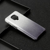 For XIAOMI CC9E/A3/10/10 PRO/K20/K20 pro Phone Case Gradient Color Glitter Powder Phone Cover with Airbag Bracket black