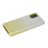 For OPPO Realme 5/Realme 5 Pro/A5 2020/A9 2020/A52/A92 Phone Case Gradient Color Glitter Powder Phone Cover with Airbag Bracket yellow