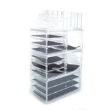 SF-1122-10 4Pcs / Set Plastic Cosmetics Storage Rack Transparent **