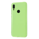 For Redmi 7/7A/Note 7/Note 7 Pro Cellphone Cover Overall Protection Soft TPU Anti-Slip Anti-Scratch Phone Case Milk white