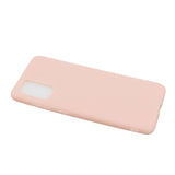 For Samsung A01/ A11/A21/A41/A51/A71/A81/A91 Mobile Phone Case Lovely Candy Color Matte TPU Anti-scratch Non-slip Protective Cover Back Case 6 light pink