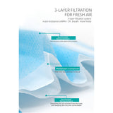 Disposable Silicone Masks Protective Masks Gas Masks Breathable Dustproof Anti-Fog Masks Regular section