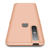 For VIVO S1/V15 Ultra Slim PC Back Cover Non-slip Shockproof 360 Degree Full Protective Case Silver black silver