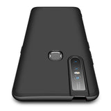 For VIVO S1/V15 Ultra Slim PC Back Cover Non-slip Shockproof 360 Degree Full Protective Case Silver black silver