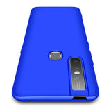 For VIVO S1/V15 Ultra Slim PC Back Cover Non-slip Shockproof 360 Degree Full Protective Case Silver black silver