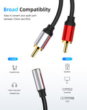 RCA Cable 2RCA Male to 3.5mm Female Audio Aux Cable 3.5mm Jack RCA Cable for MP3 Edifer Phone Home Theater DVD 2RCA Audio Cable