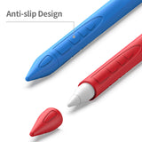 for Apple Pencil 1 Tablet Touch Stylus Pen Protective Cover Portable Soft Silicone Pencil Cap Navy blue