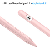 for Apple Pencil 1 Tablet Touch Stylus Pen Protective Cover Portable Soft Silicone Pencil Cap Navy blue