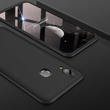 For VIVO V9/Y85/Z1 Slim 3 in 1 Hybrid Hard Case Full Body 360 Degree Protection Back Cover red