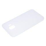 for Samsung J4 Euro Edition Lovely Candy Color Matte TPU Anti-scratch Non-slip Protective Cover Back Case white