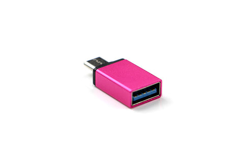 USB-C Type C 3.1 Male to USB 3.0 Type A Female Adapter Sync Data Hub OTG  red