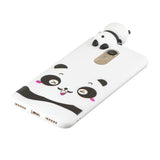 For Redmi 8/8A/5/Note 8T Mobile Phone Case Cute Cellphone Shell Soft TPU Cover with Cartoon Pig Duck Bear Kitten Lovely Pattern White
